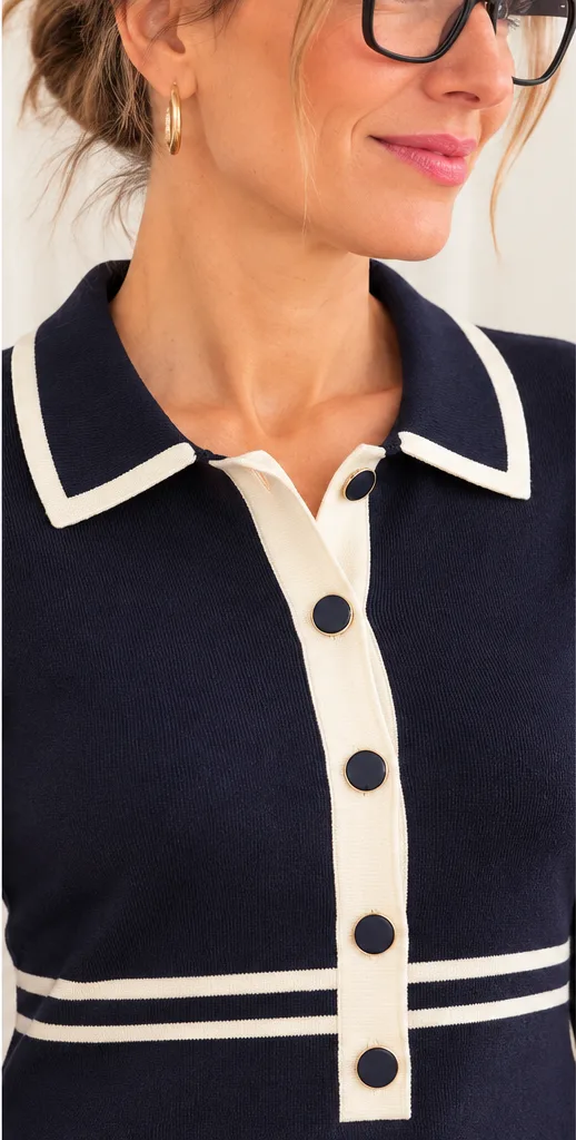 Robe Margaux Marine – Image 2